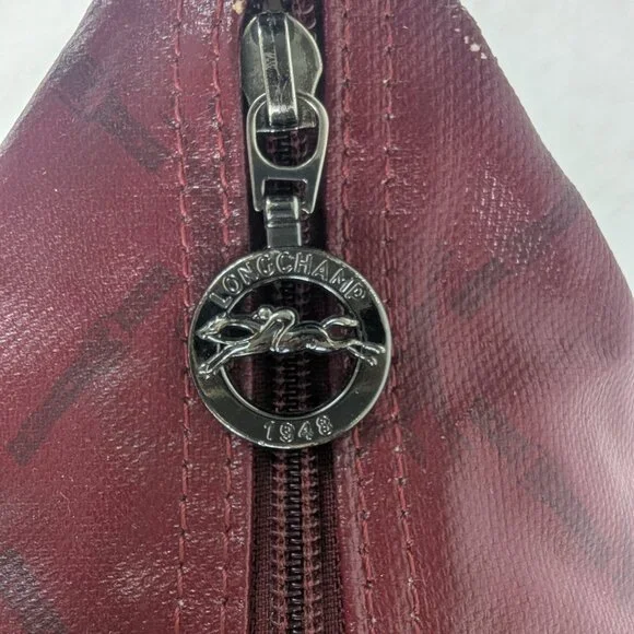 Authentic Longchamp Le Pliage Model Deposit Special Edition Red Jockey Pattern - Picture 3 of 16